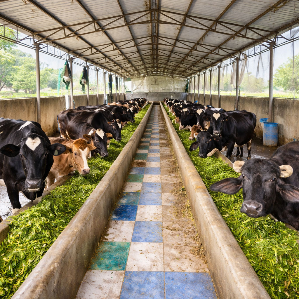 Yadukul Dairy facility and team
